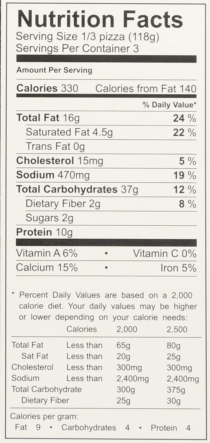 Table 5, Mushroom Pizza with Cornmeal Crust, 12.5 oz