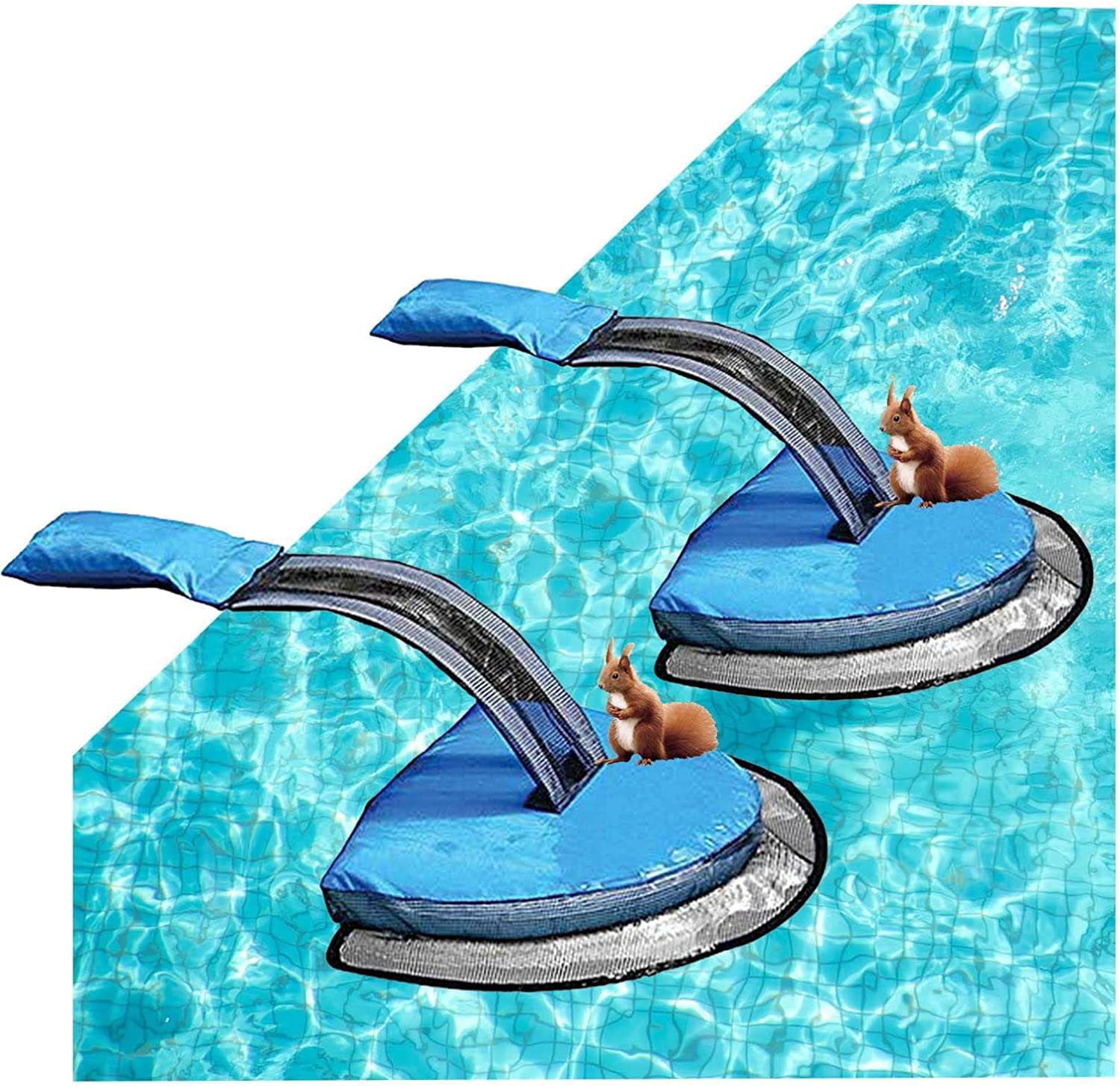 Rampe de sauvetage pour animaux de piscine Lot de 2 A-1456