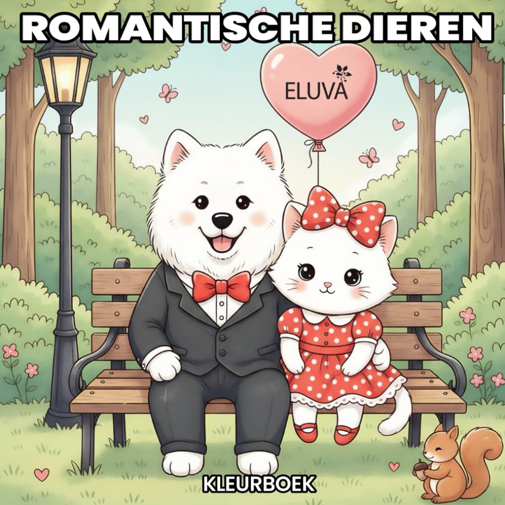 Romantische Dieren Kleurboek: Liefdevolle Koppels trong een Schattige Stijl, Gemakkelijk te Kleuren voor Beginners (Bold and Easy)