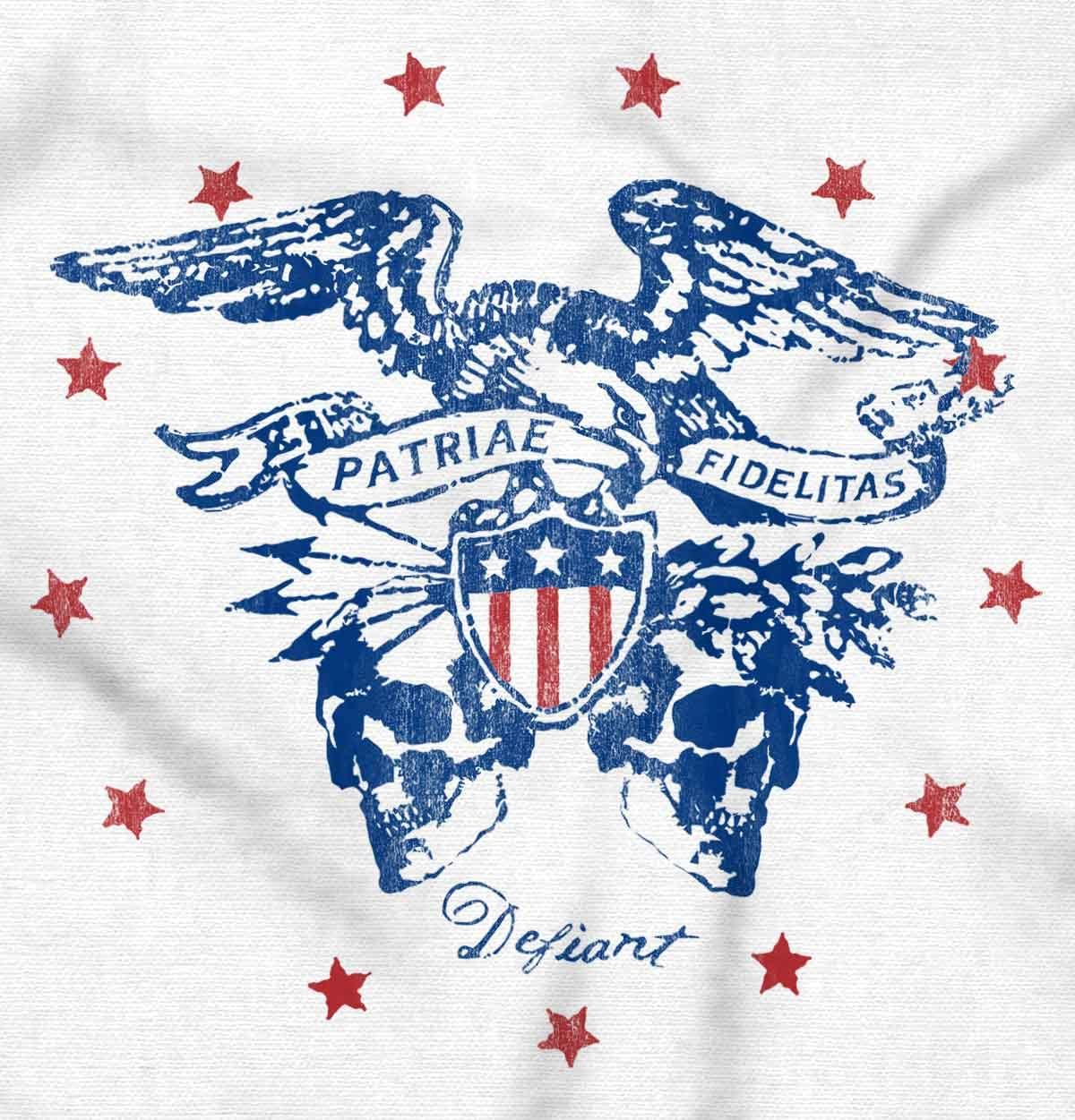 Brisco Brands Patriotic Bald Eagle American Flag Sweatshirt for Men or Women 4X-Large White image 2 of 6 B0BM5Q7H4X
