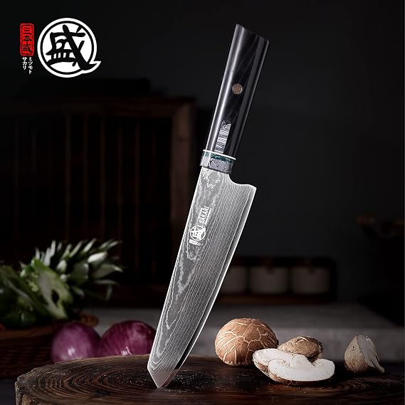 MITSUMOTO SAKARI Professional Japanese HAP40 Powder Steel Chef Knife Set