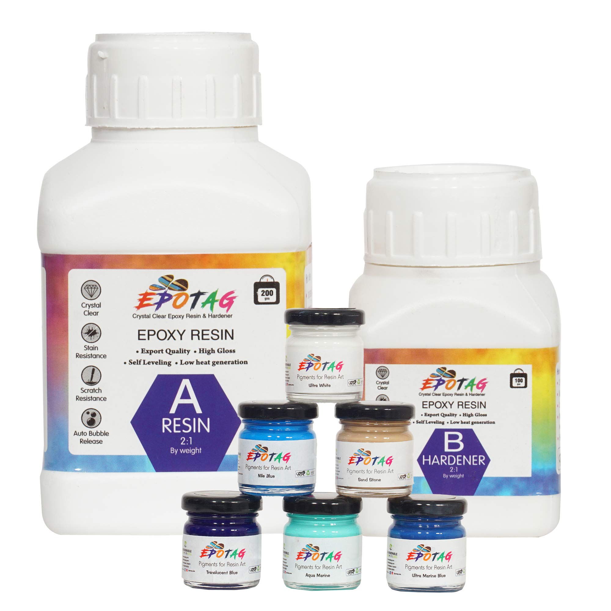 See full amazon price history chart for Epotag Epoxy Resin Kit 300g with Ocean Pigments for DIY Crafts Epotag Epoxy Resin Kit 300g with Ocean Pigments for DIY Crafts (B08VNKKZG3) Amazon Price History, Amazon Price Tracker