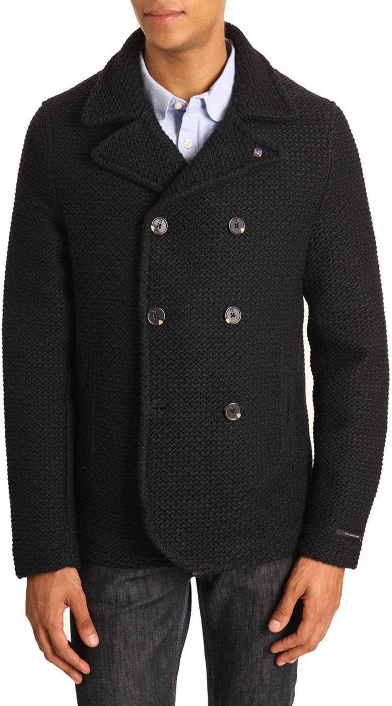 Scotch & Soda Men's Knit Peacoat