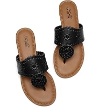 katliu Womens Flat Sandals Flip Flop Sandals Dressy Thong Sandals