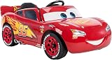 Huffy Disney Cars Lightning McQueen Electric Ride On Car - 6v Battery Powered Motorised Car Fun + Sounds + Lights, Red - 1