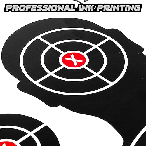 Miniatura 5 de Highwild Objetivo de papel de silueta de campo de tiro, 12 x 18 pulgadas, adecuado para pistolas, rifles, pistolas de aire, pistolas de aire