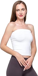 Kurve Medium Length Bandeau Bra Top - UV Protective Fabric UPF 50+ (Made with Love in The USA)