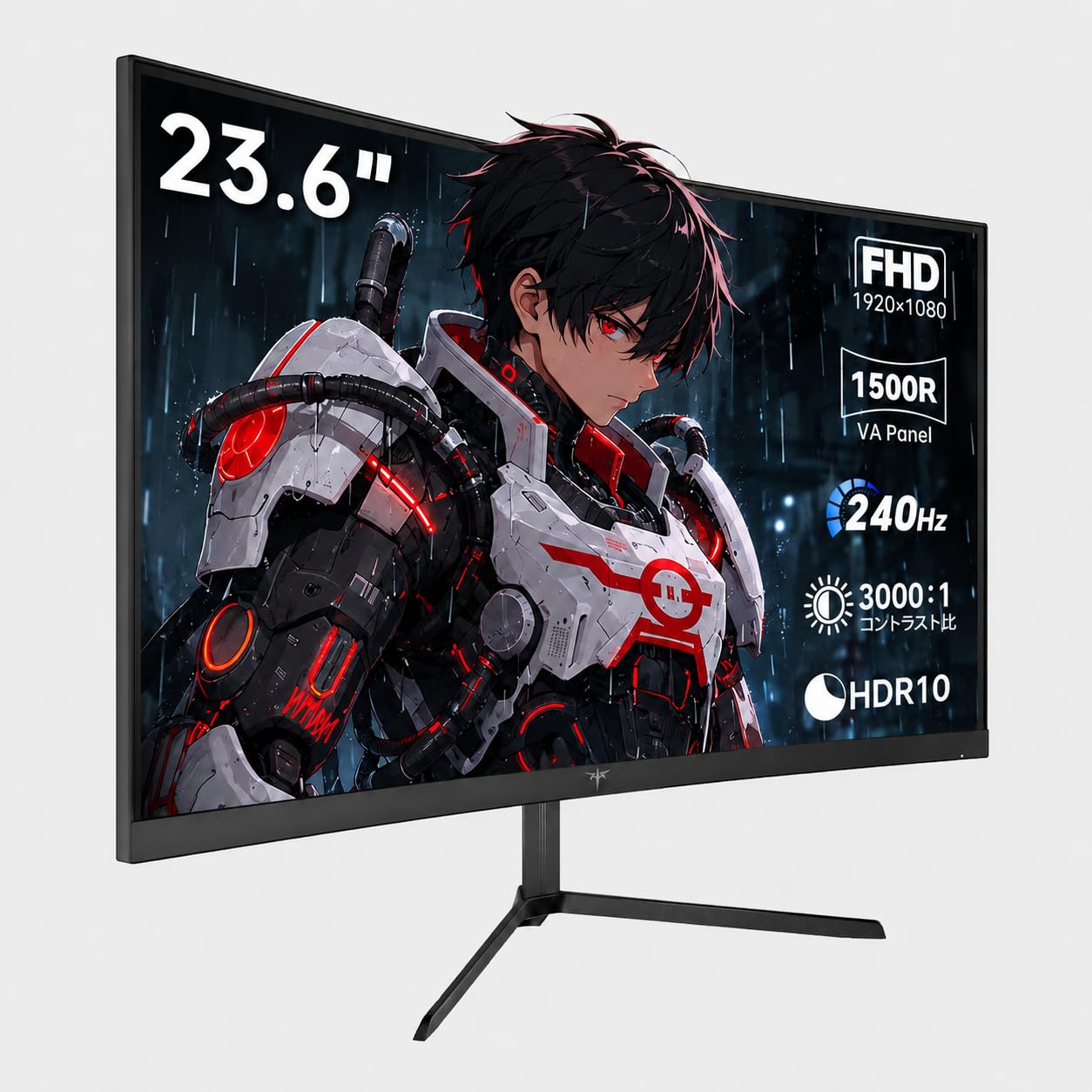 Amazon.co.jp: KEY TO COMBAT 24インチ 240Hz 曲面ゲーミングモニター