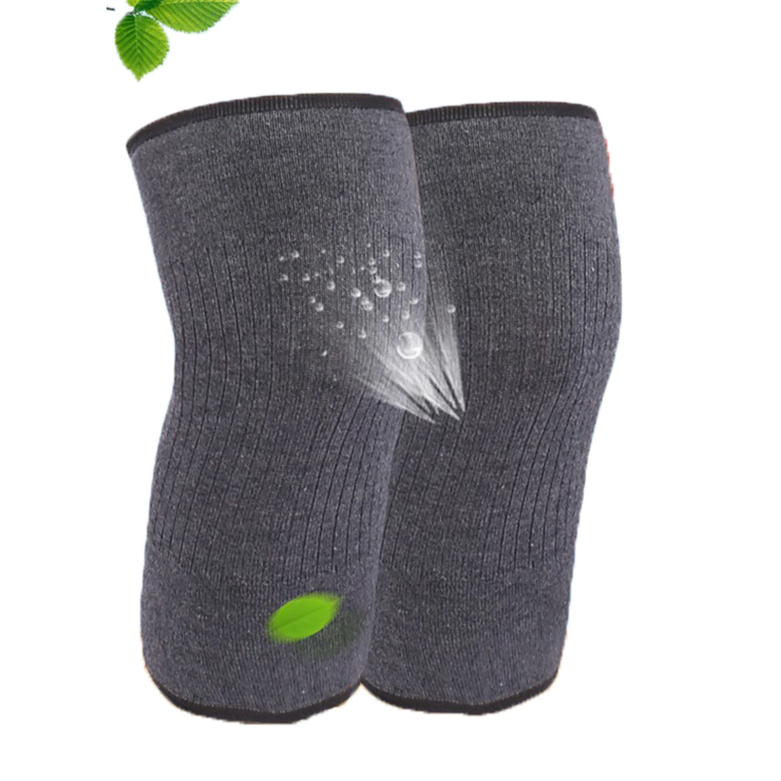 Ginocchiera in lana cashmere unisex ginocchiere unisex in lana calda ginocchiere elastiche Ginocchiere sportive leggere calde protezioni per ginocchio per danza sport all'aria aperta (grigio)