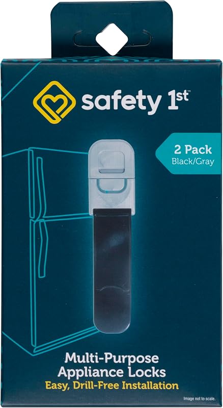 Safety 1st Multi-Purpose Plastic Appliance Lock Decor, 2-Count (Packaging May Vary)