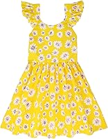 Vista 306 de Vestido de verano para niña, de algodón, con diseño floral