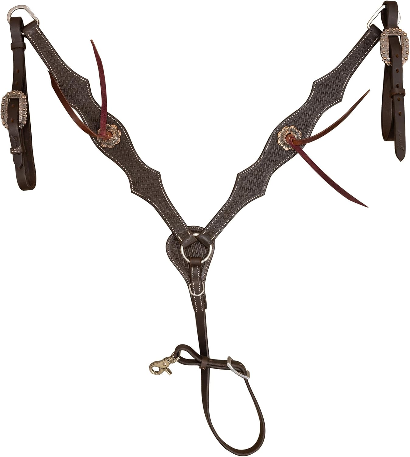 Grewal Equestrian Toledo Western Leather Breastplate