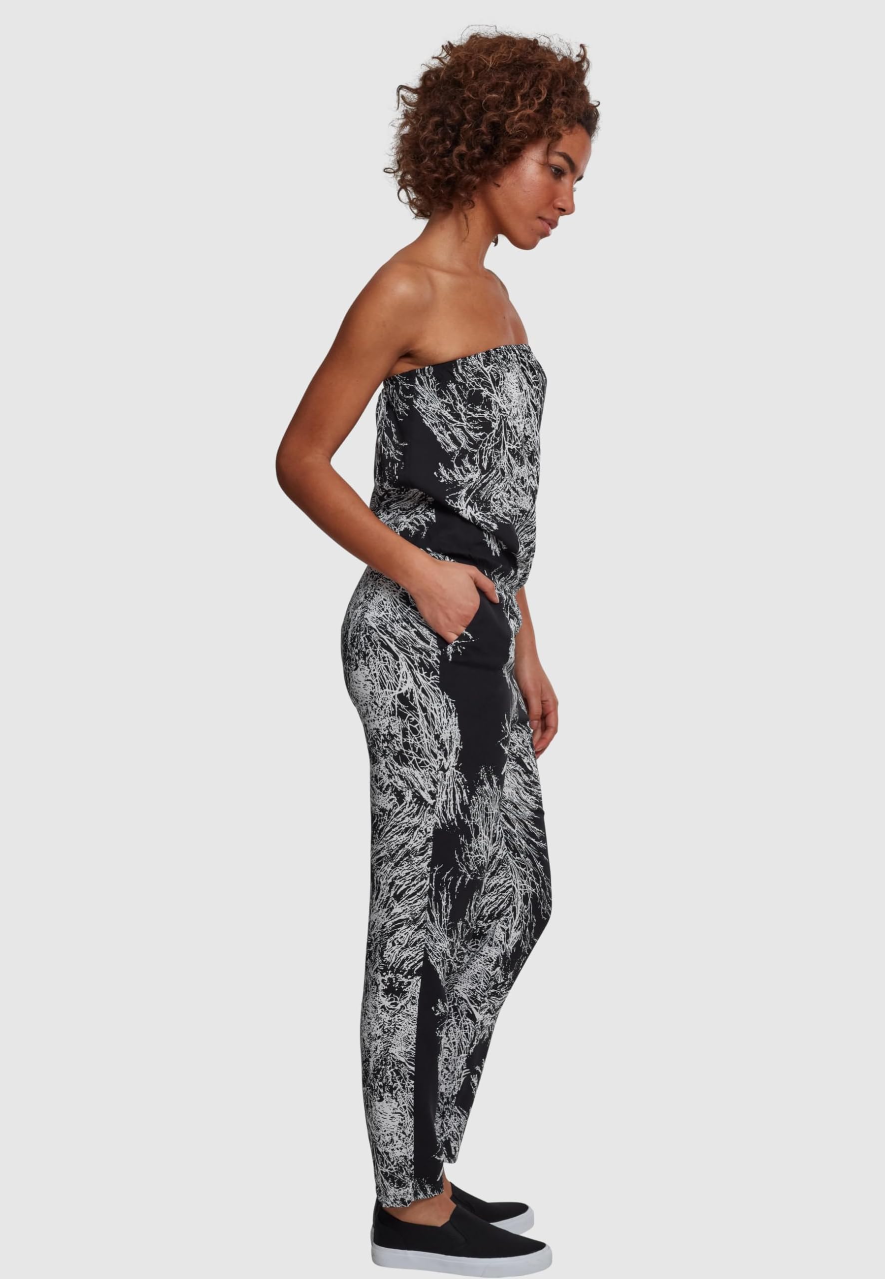 Urban Classics Damen Ladies Viscose Bandeau Jumpsuit