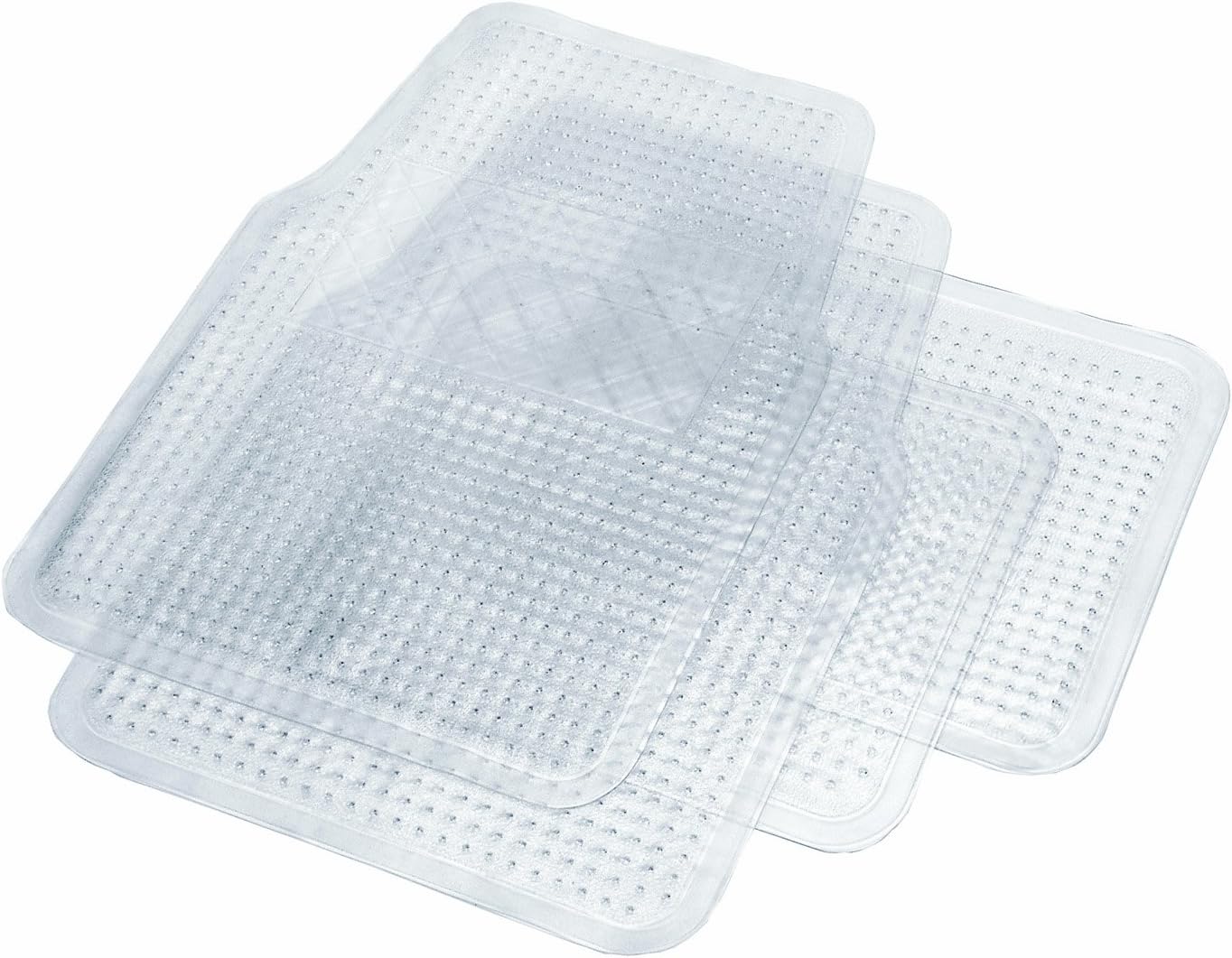 Rubber Queen 70616 Clear Floor Mat - 4 Piece
