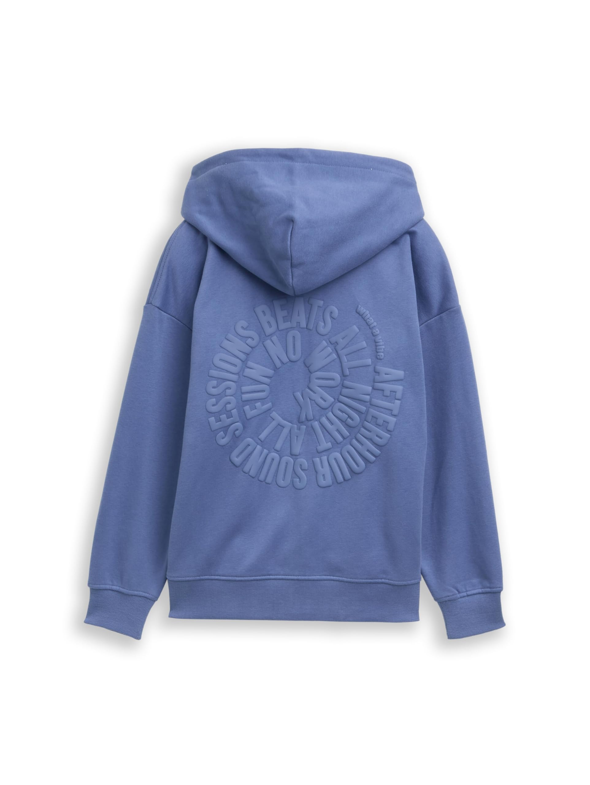 Tom Tailor Jungen 1048568 Kinder Oversize Hoodie Sweatjacke mit Rückenprint (1er Pack)