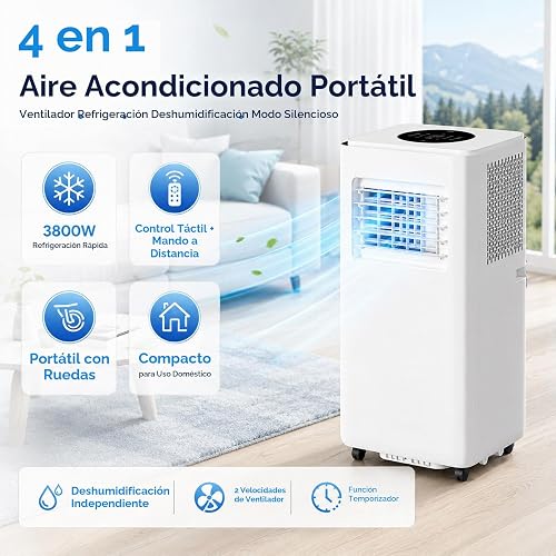 Portable Air Conditioner, 13000 BTU AC Unit with Remote & Window Kit 4000W - 2