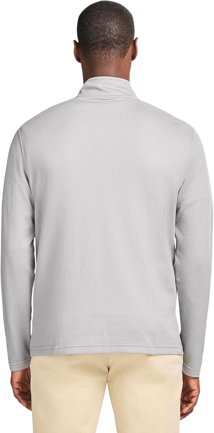 Izod Men's Performance Comfort Quarter Zip Long Sleeve Shirt