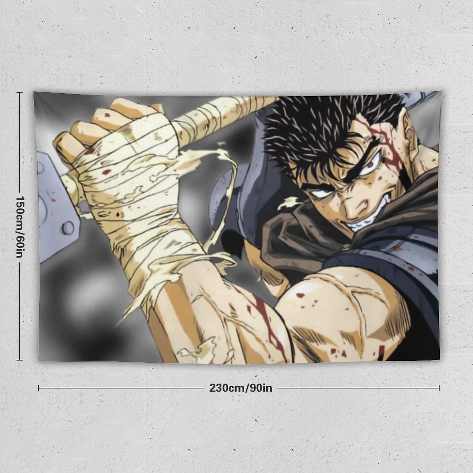 Amazon.co.jp: タペストリー おしゃれ ベルセルク ガッツ かっこいい