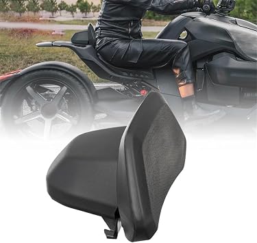 3-Wheel Motorcycle 1up Driver Backrest 219400960 For Can Am Ryker 600 900 Sport Rally All Models