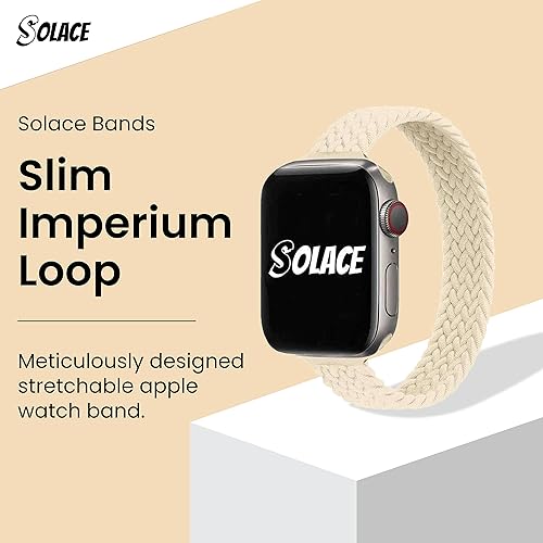 Miniatura 8 de Solace Bands Slim Imperium Loop - Compatible con correas de Apple Watch, correa deportiva para mujeres y hombres, correas iWatch para 1.496