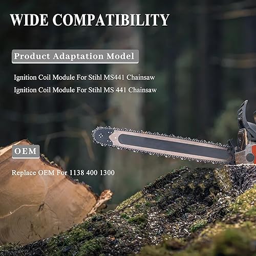 Miniatura 3 de Módulo de bobina de encendido para motosierra Stihl MS441 MAGNUM MS 441 1138 400 1300