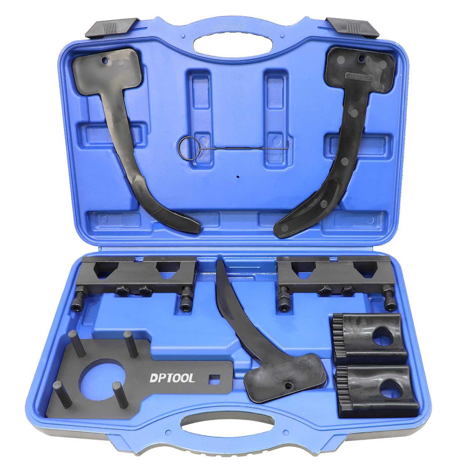 DPTOOL Camshaft Phaser Timing Chain Tool Camshaft Holding Tool Crankshaft Pulley Wrench Compatible with VW Jeep Chrysler Dodge 3.6L Pentastar Engine Replace 10200A 10202 10369 10198A 2025200090