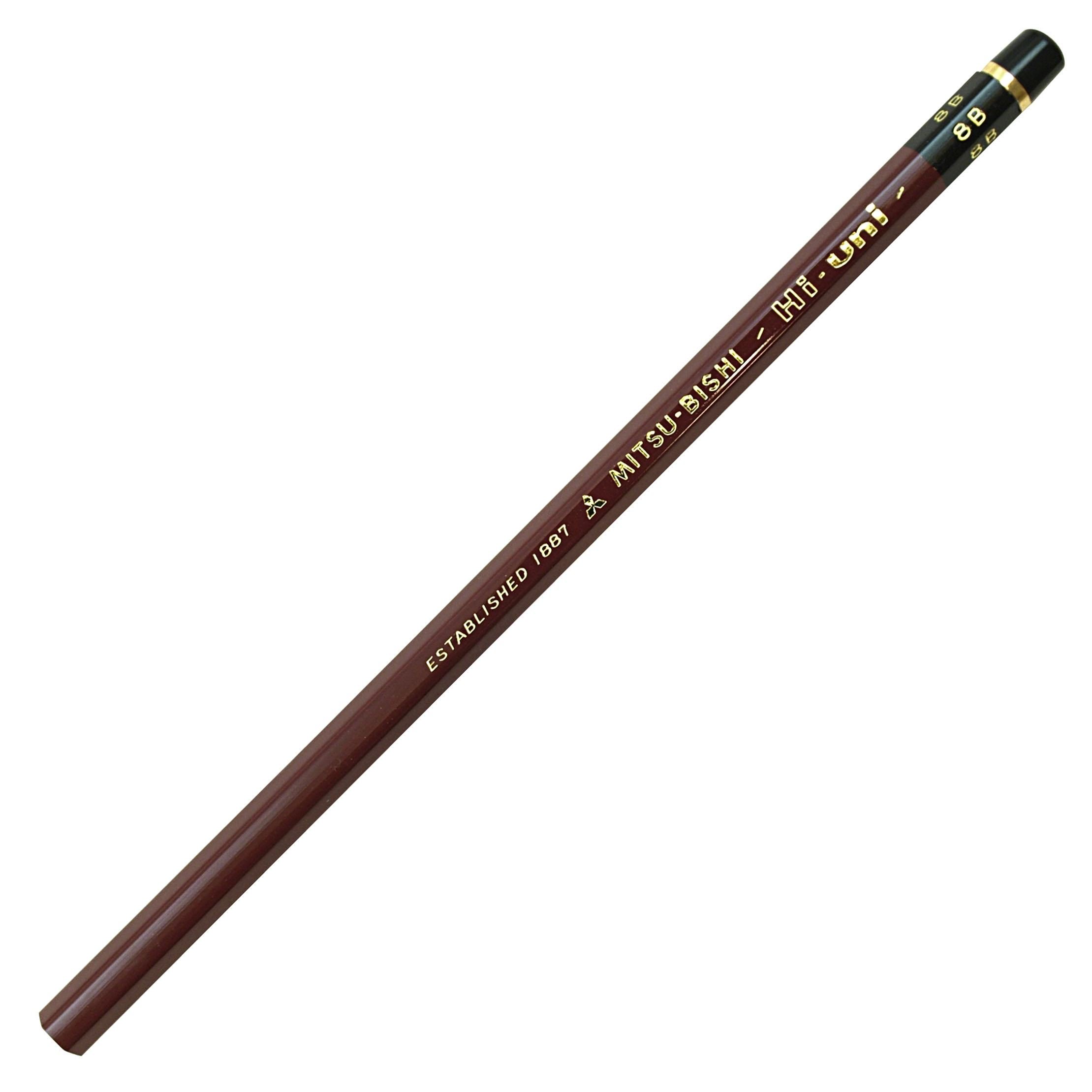 uniMitsubishi Hi-Uni 8B Wooden Pencil