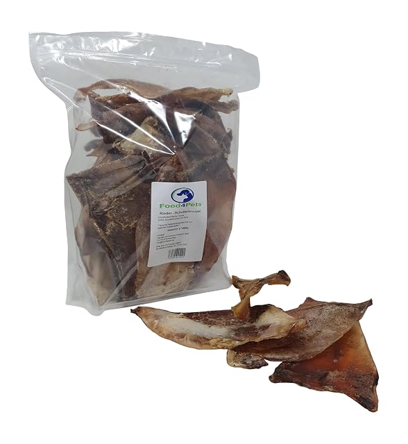Foto 6 de 8 de Food4Pets Cartílago de hombro bovino, 1 kg, bocadillos masticables para perros grandes