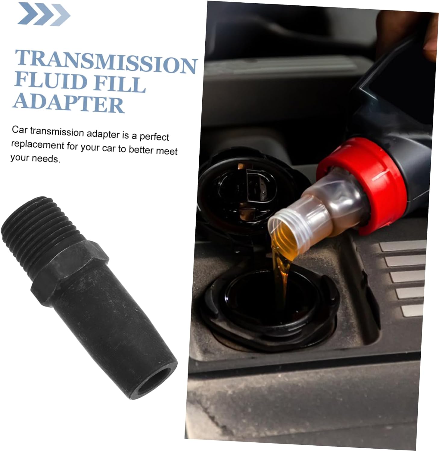 Car Transmission Fluid Fill Adapter Durable Vehicle Transmission Adapter for Safe and Precise Fluid Filling Easy to Install Auto Transmission Fittings Essential Tool for Car