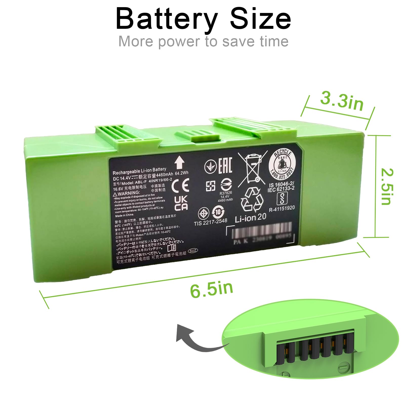 Amazon.com: Dentsing ABL-F Battery for iRobot Roomba i7 i7+ 7158