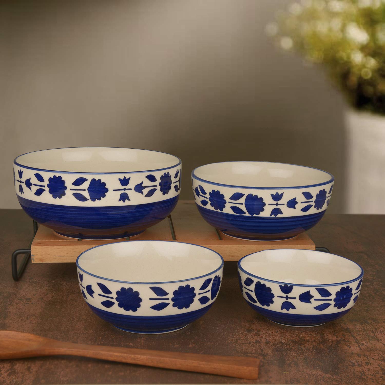 Buy StyleMyWay Studio Pottery Handpainted Dinner Serving Bowl Set (Set