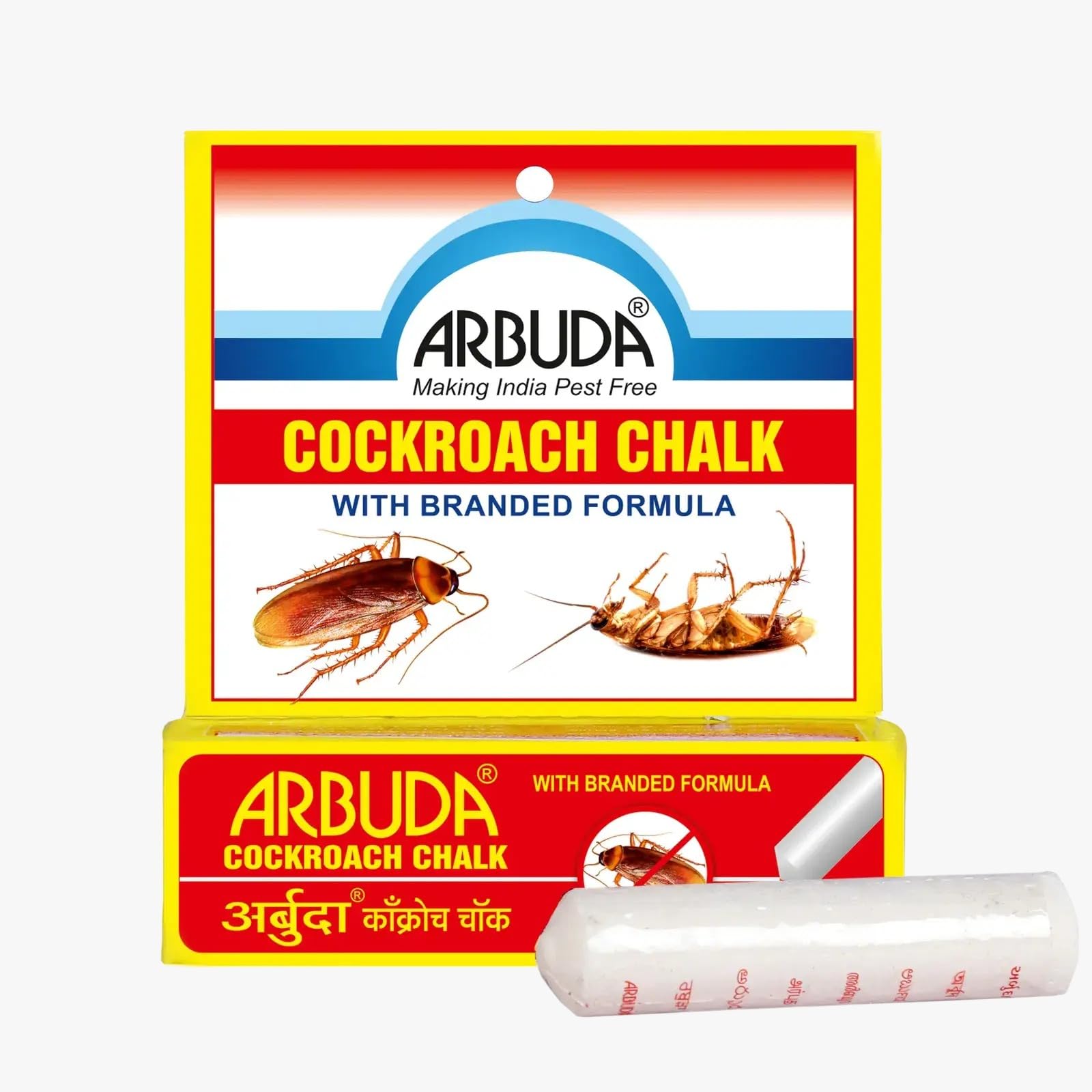 Cockroach Chalk | Effective Cockroach & Crawling Insect Control Chalk for Home, Kitchen & Office | Easy-to-Use Pest Control Stick-image-20