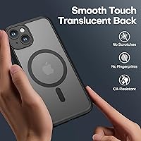 Vista 254 de ImpactStrong Magnetic Guard Designed for iPhone 14 Pro Max Case [Camera Protection] [Military Grade Drop Tested] [Compatible with MagSafe] Slim Black