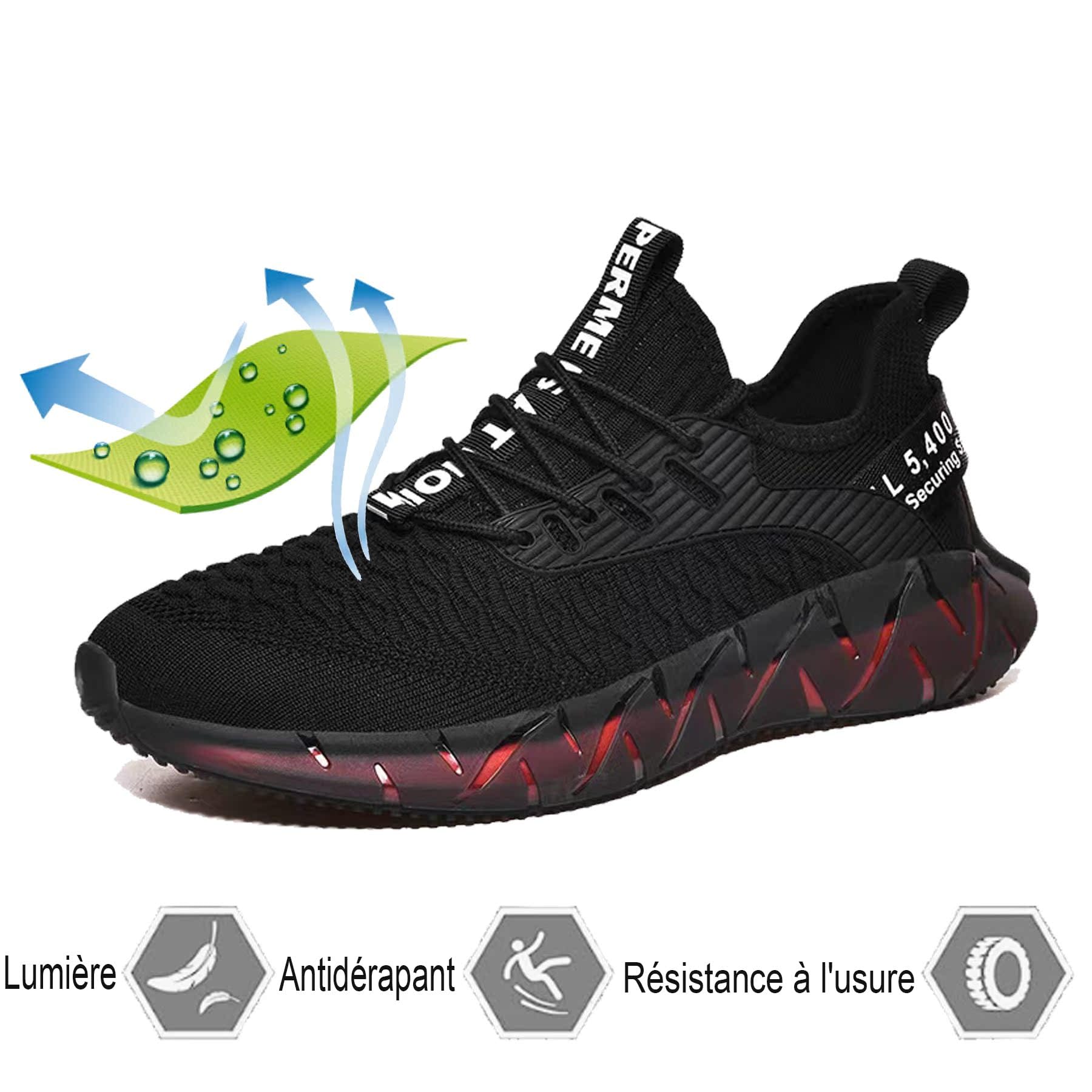 Laufschuhe Herren Damen Sportschuhe Atmungsaktiv Leichte Turnschuhe Straßenlaufschuhe Outdoor Schuhe Fashion Gym Fitness Sneaker36EU-46EU
