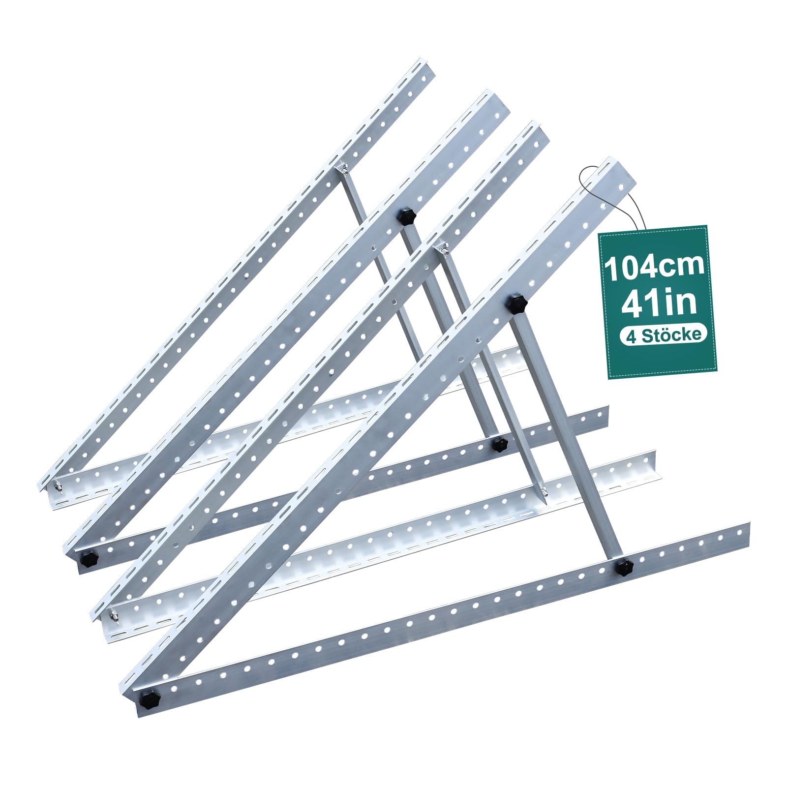 Randaco Supporto Per Pannello Solare Da 41 Pollici Per Installazioni Solari Su Camper Balconi Tetti 104 Cm 82033489
