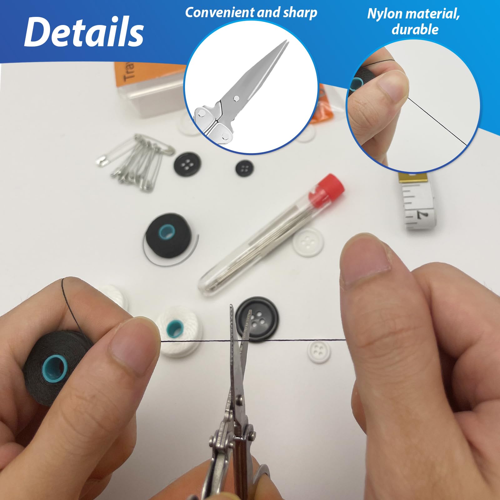 yasuwekik 24 piezas mini kits de costura de viaje para niños, artículos a granel, supervivencia al aire libre, kits de costura militar con estuche para operación de boda, caja de zapatos de Navidad,