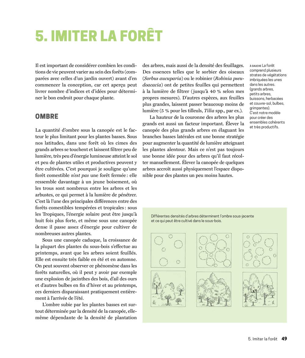La forêt-jardin: Créer une forêt comestible en permaculture pour retrouver autonomie et abondance