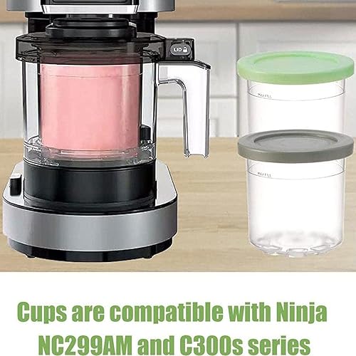 Miniatura 3 de GHQYP Ice Cream Containers, for Ninja Creami Containers, Creami Containers Dishwasher Safe,Leak Proof for NC301 NC300 NC299AM Series Ice Cream Maker
