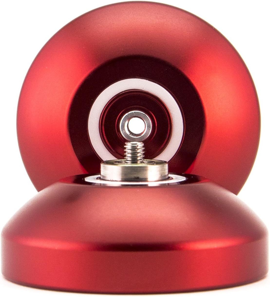 YoyoFactory DV888 Metal Yo-Yo - Red (beginner friendly yoyo, spare string and tips included)