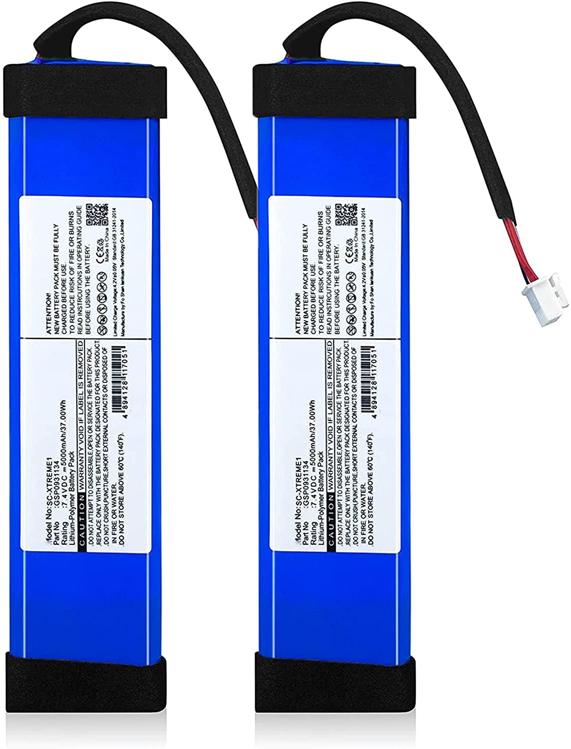 JBL XTREAM バッテリー新品に交換済み Amazon | XINGWEI 7.4V 5000mAh 交換バッテリー GSP0931134 対応機種