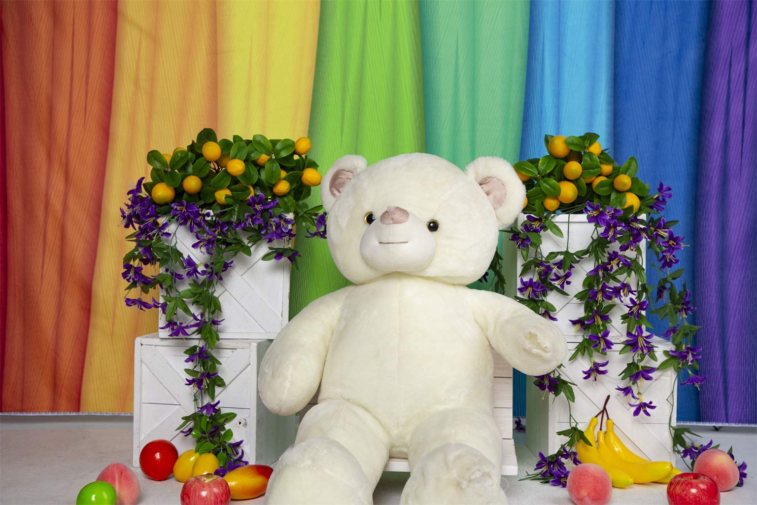 Kate 10x10ft Rainbow Clouds Backdrop For Photography Colorful Abstract - View #4