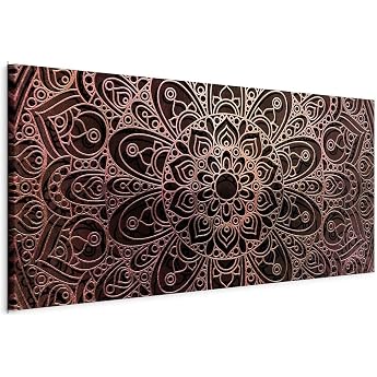 murando Wall Picture Mega L Mandala One Piece XXL Format Art Print for Self-Assembly Canvas Pictures Modern Pictures DIY Wall Decoration Home Decoration Orient f-A-0594-ak-g