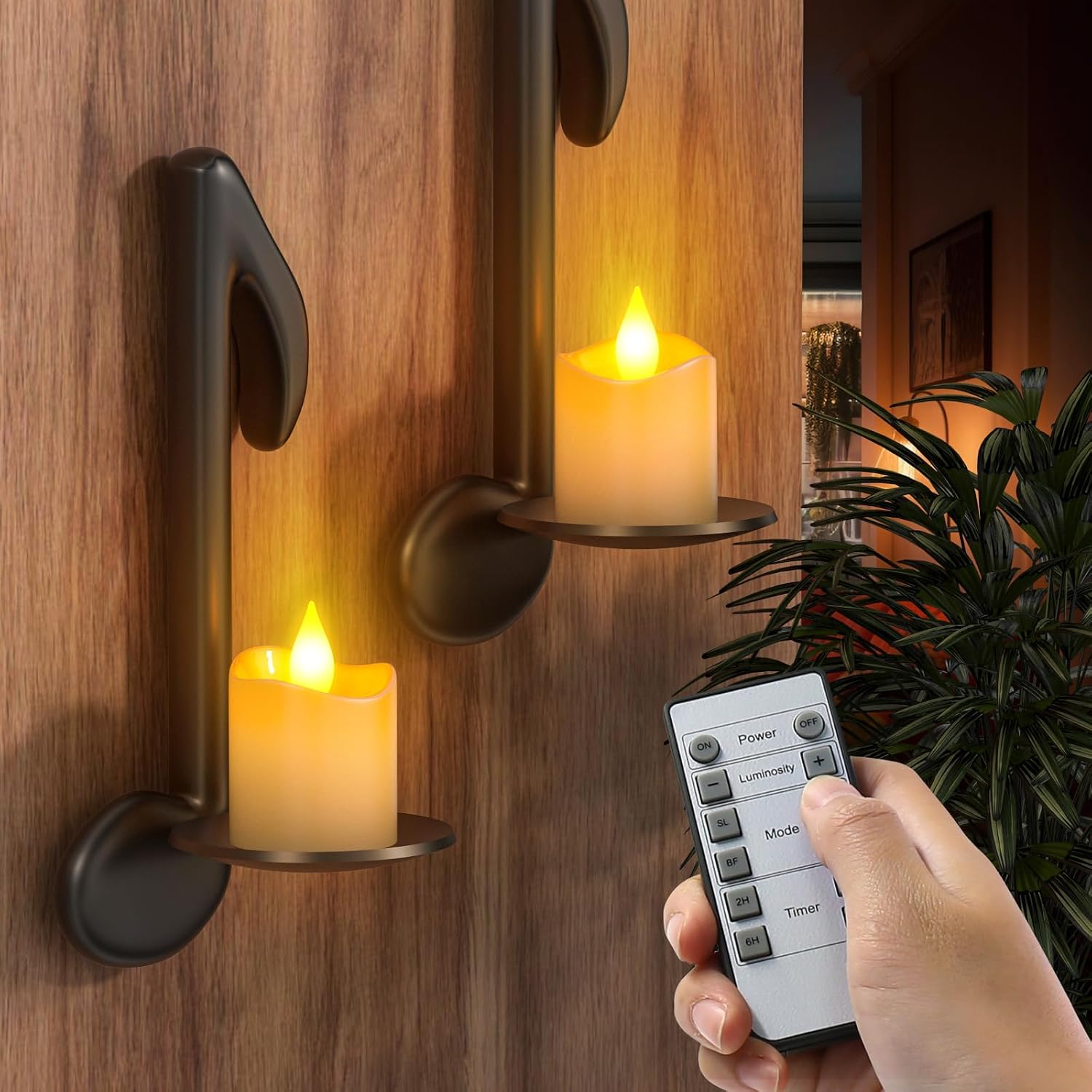 SoulBay Rechargeable Flameless Votive Candles, 12pcs 1.5" D White Electric Battery Operated LED Fake Tea Lights Candles with Remote Timer for Lantern Table Home Decoration, No Battery Required