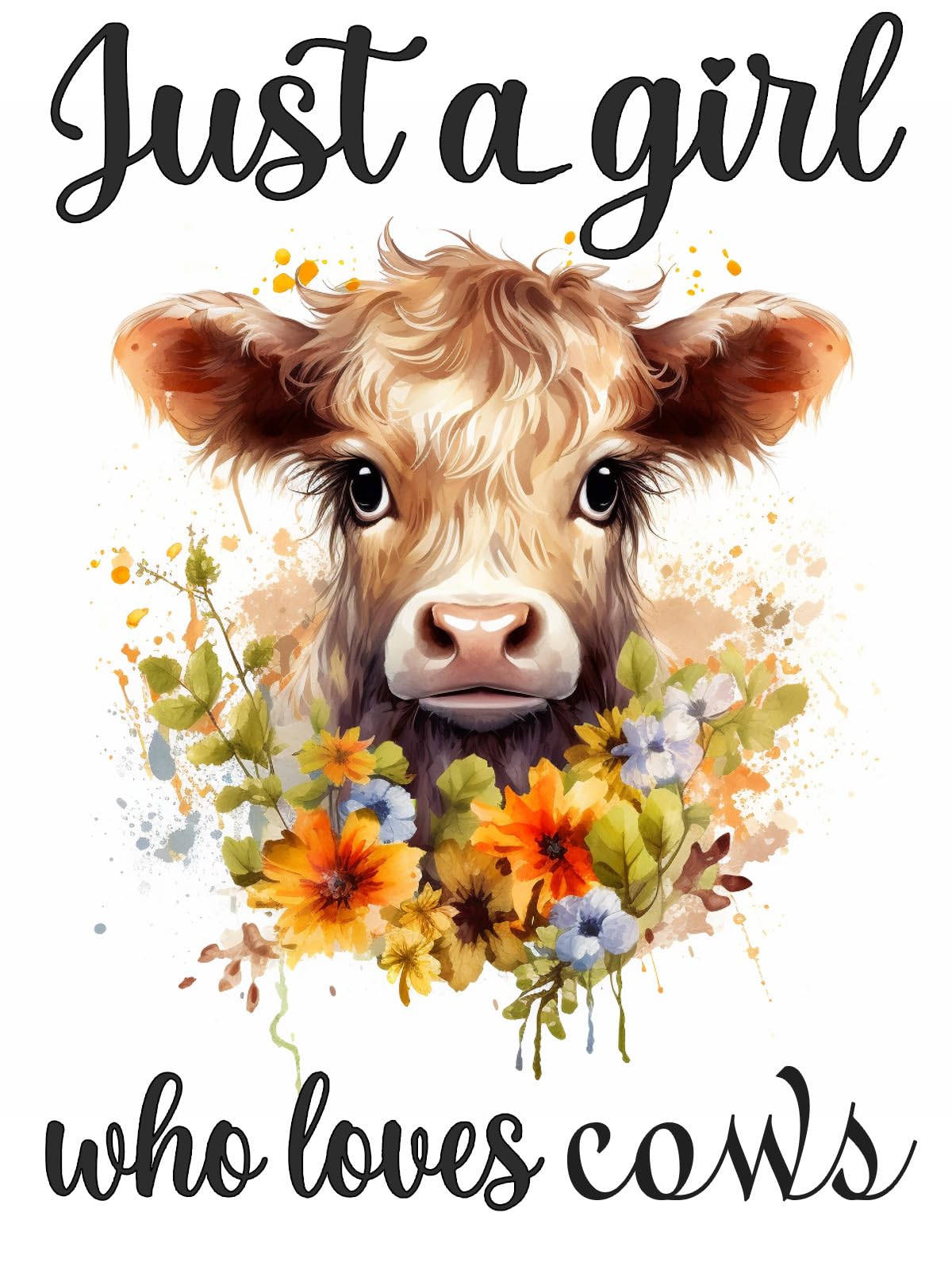 ijbnhd Cow Diamond Art Painting Kits for Adults - Full Drill Diamond Dots Paintings for Beginners, Round 5D Paint with Diamonds Pictures Gem Art Painting Kits DIY Adult Crafts Kits 12X16IN