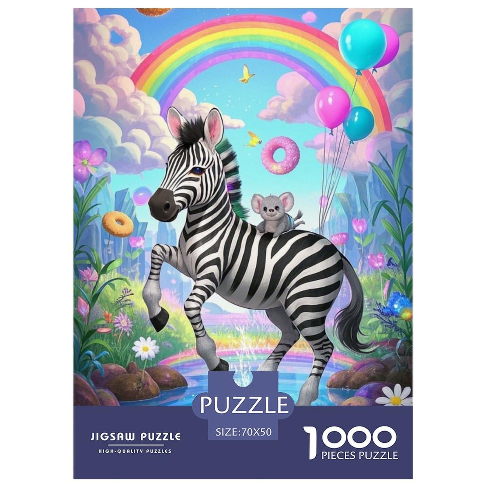 Puzzle de cebra de 1000 piezas, el desafío creativo ideal para tus tardes libres 8
