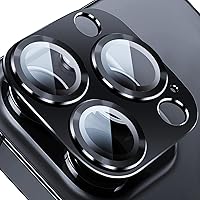 Vista 1 de Protector de lente de cámara para iPhone 15 Pro/Pro Max, aleación de vidrio templado, protección completa contra caídas, cubierta de lente de cámara