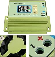 Vista 3 de Controlador solar MPPT DC12-60v, MPT-7210A controlador LCD Pantalla LCD Regulador de panel solar de energía para batería de litio