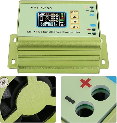Miniatura 3 de Controlador solar MPPT DC12-60v, MPT-7210A controlador LCD Pantalla LCD Regulador de panel solar de energía para batería de litio