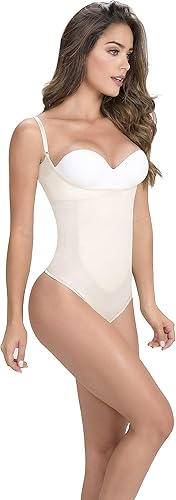Miniatura 3 de Faja Colombiana Reductora - Reductor térmico de moldeo de cuerpo corto, moldeador para mujer, Desnudo