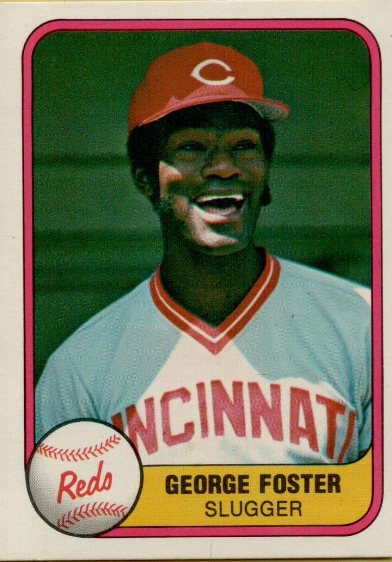 Amazon 野球mlb 1981 Fleer 2 Aジョージ フォスターreds Fleer フォト カード コイン